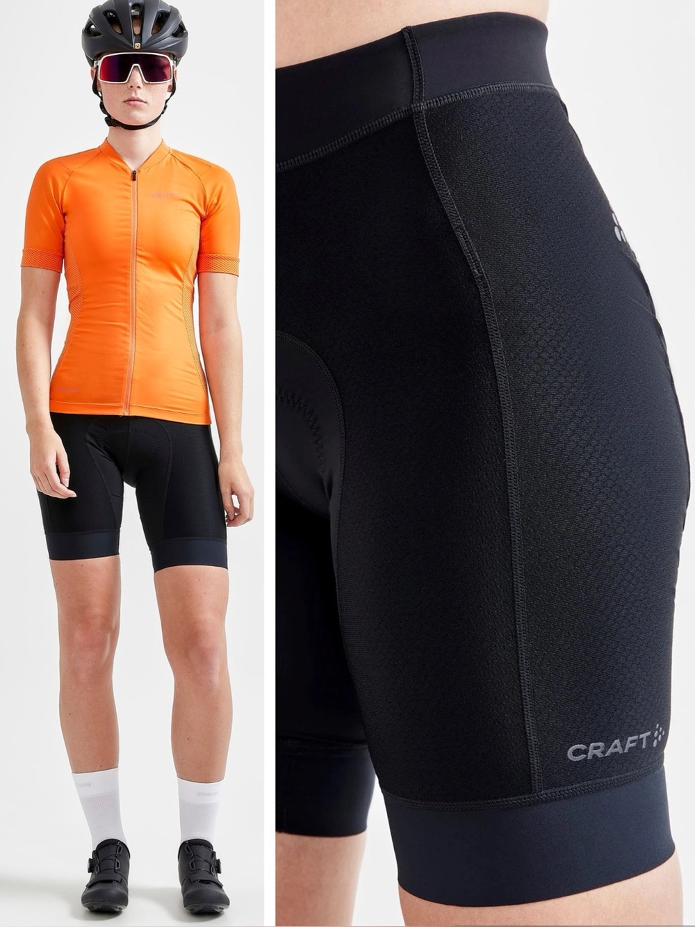 Craft Woman Black ADV Endur Solid Cycling Bike Shorts LARGE Activewear